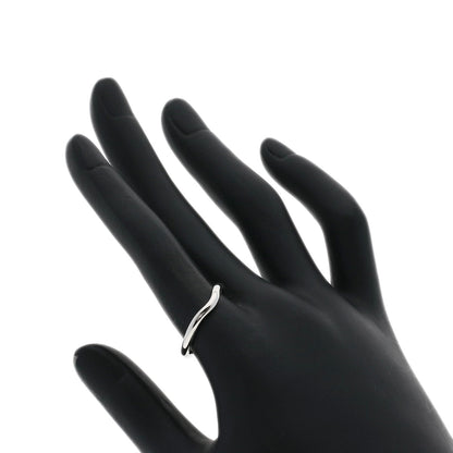 TIFFANY&Co. Curved band Ring Platinum PT950 Ladies [Used]