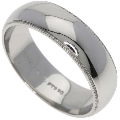 TIFFANY&Co. Milgrain Ring Platinum PT950 Ladies [Used]
