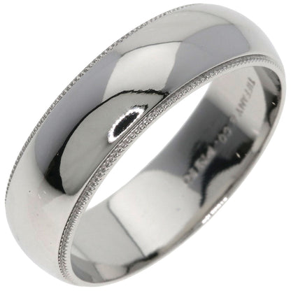 TIFFANY&Co. Milgrain Ring Platinum PT950 Ladies [Used]