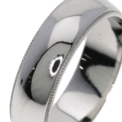 TIFFANY&Co. Milgrain Ring Platinum PT950 Ladies [Used]