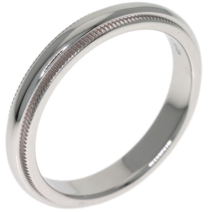 TIFFANY&Co. Milgrain Ring Platinum PT950 Ladies [Used]