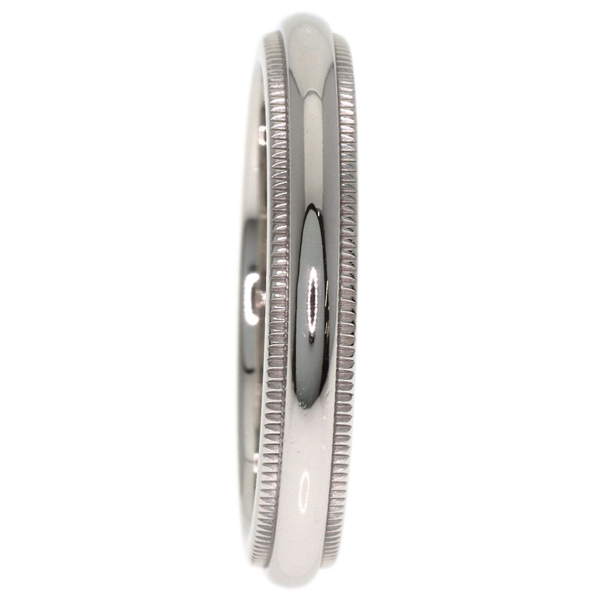 TIFFANY&Co. Milgrain Ring Platinum PT950 Ladies [Used]