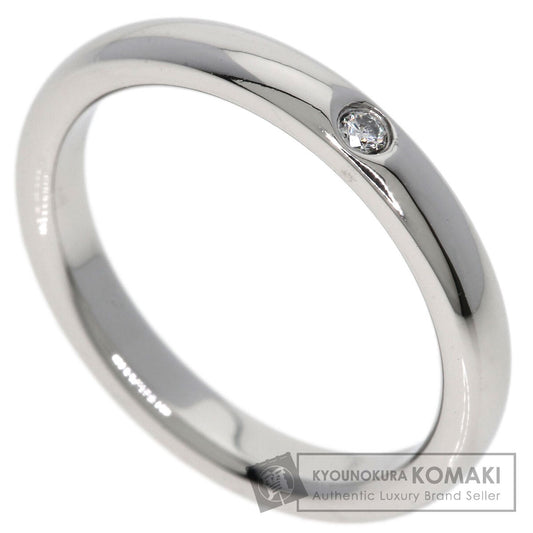 TIFFANY&Co. Wedding 1P Diamond Ring Platinum PT950 Ladies [Used]