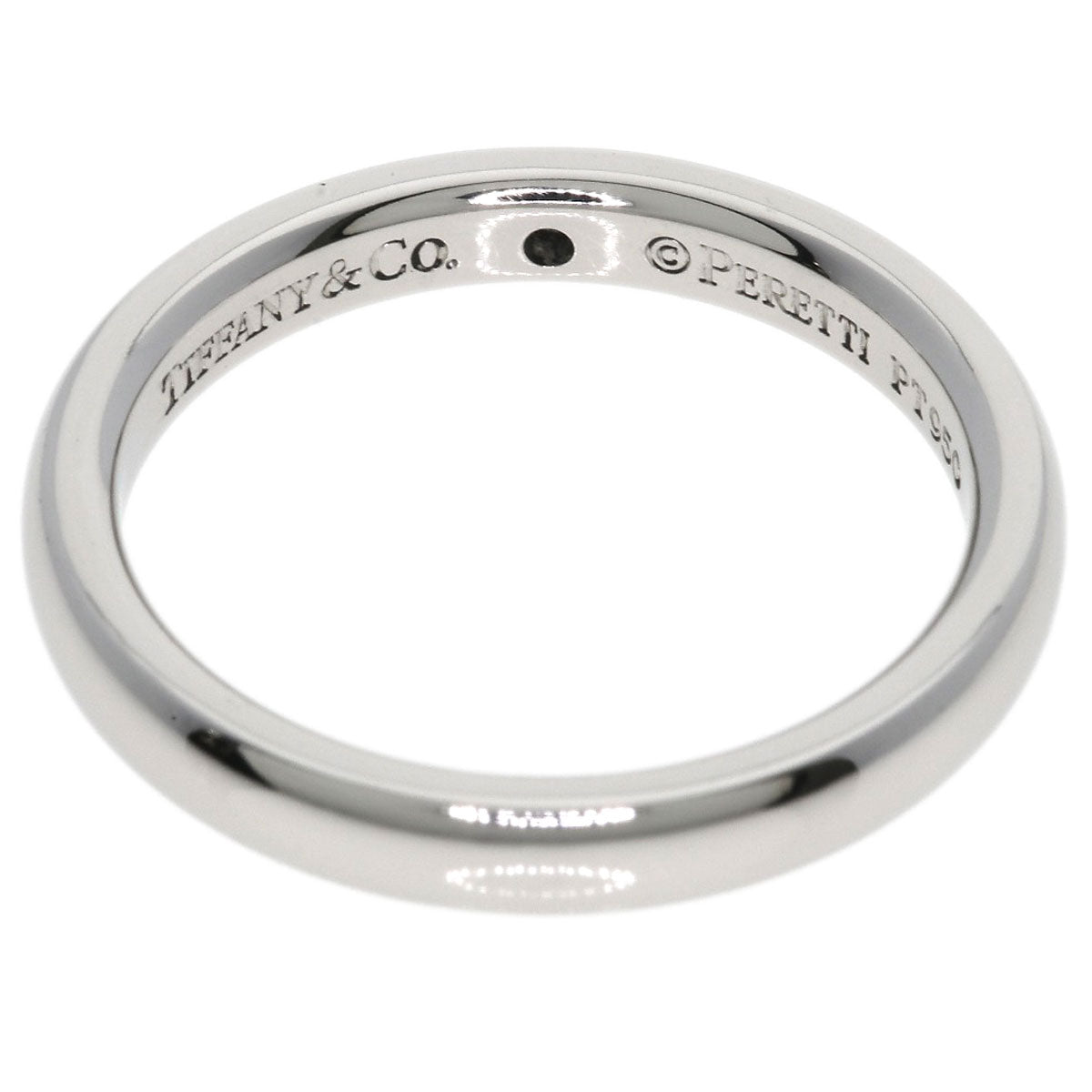 TIFFANY&Co. Wedding 1P Diamond Ring Platinum PT950 Ladies [Used]