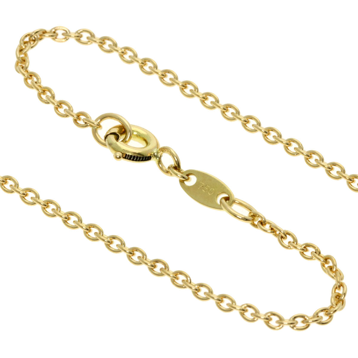 Queen Golden Pearl Pearl Diamond Necklace K18 Yellow Gold Ladies [Used]