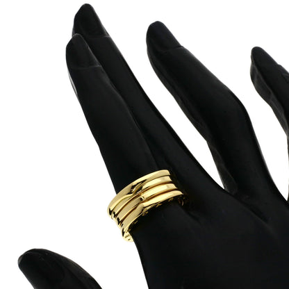 BVLGARI B.zero1 3 band #52 Ring K18 Yellow Gold Ladies [Used]
