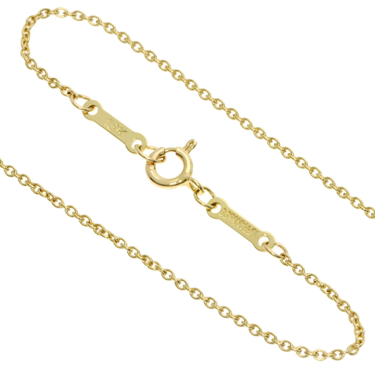 TIFFANY&Co. Open heart Necklace K18 Yellow Gold Ladies [Used]