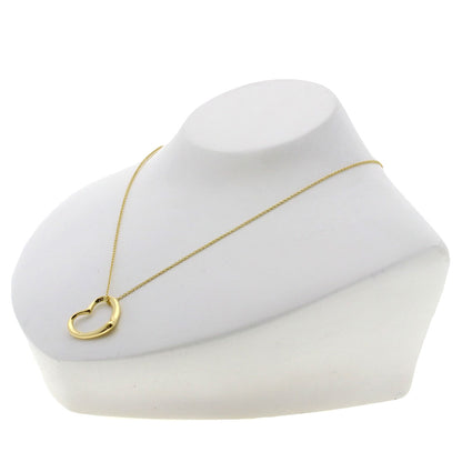 TIFFANY&Co. Open heart Necklace K18 Yellow Gold Ladies [Used]