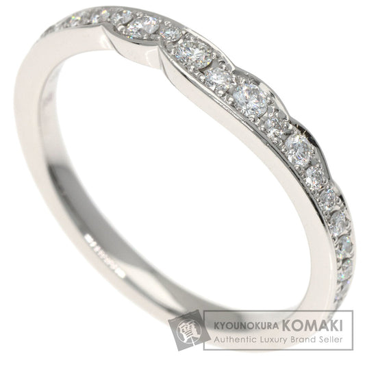 ニワカ ハーフ エタニティ ダイヤモンド リング・指輪 プラチナPT950 レディース 【中古】【NIWAKA】