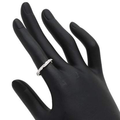 ニワカ ハーフ エタニティ ダイヤモンド リング・指輪 プラチナPT950 レディース 【中古】【NIWAKA】