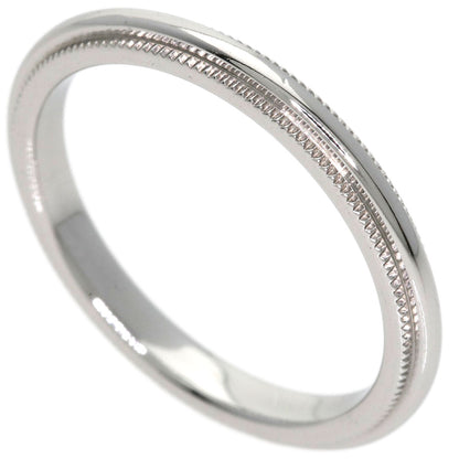 TIFFANY&Co. Milgrain Ring Platinum PT950 Ladies [Used]