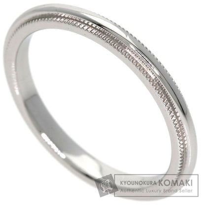 TIFFANY&Co. Milgrain Ring Platinum PT950 Ladies [Used]