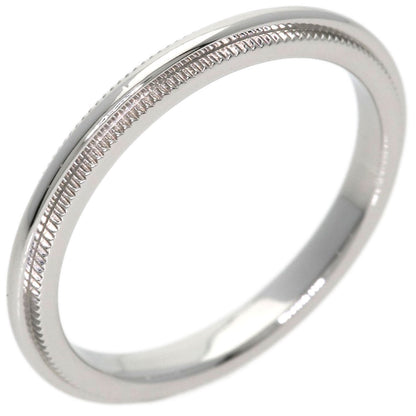 TIFFANY&Co. Milgrain Ring Platinum PT950 Ladies [Used]