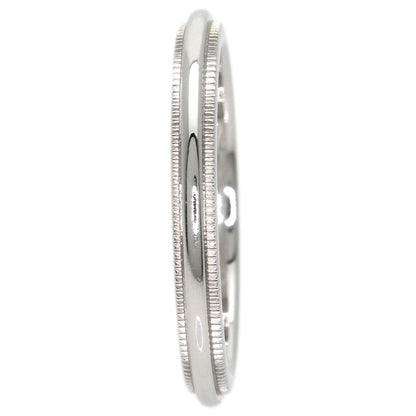TIFFANY&Co. Milgrain Ring Platinum PT950 Ladies [Used]