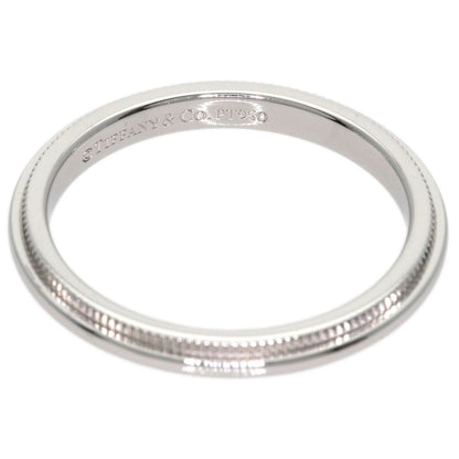 TIFFANY&Co. Milgrain Ring Platinum PT950 Ladies [Used]