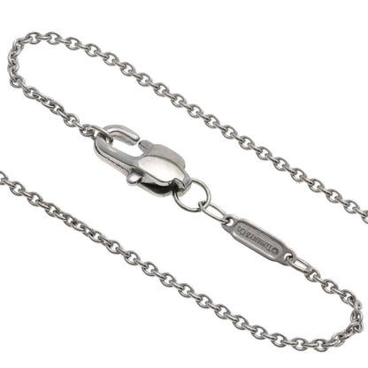 TIFFANY&Co. Double Bar 1837 Diamond Necklace K18 White Gold Ladies [Used]