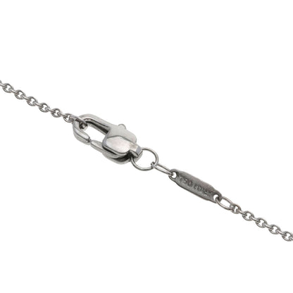 TIFFANY&Co. Double Bar 1837 Diamond Necklace K18 White Gold Ladies [Used]
