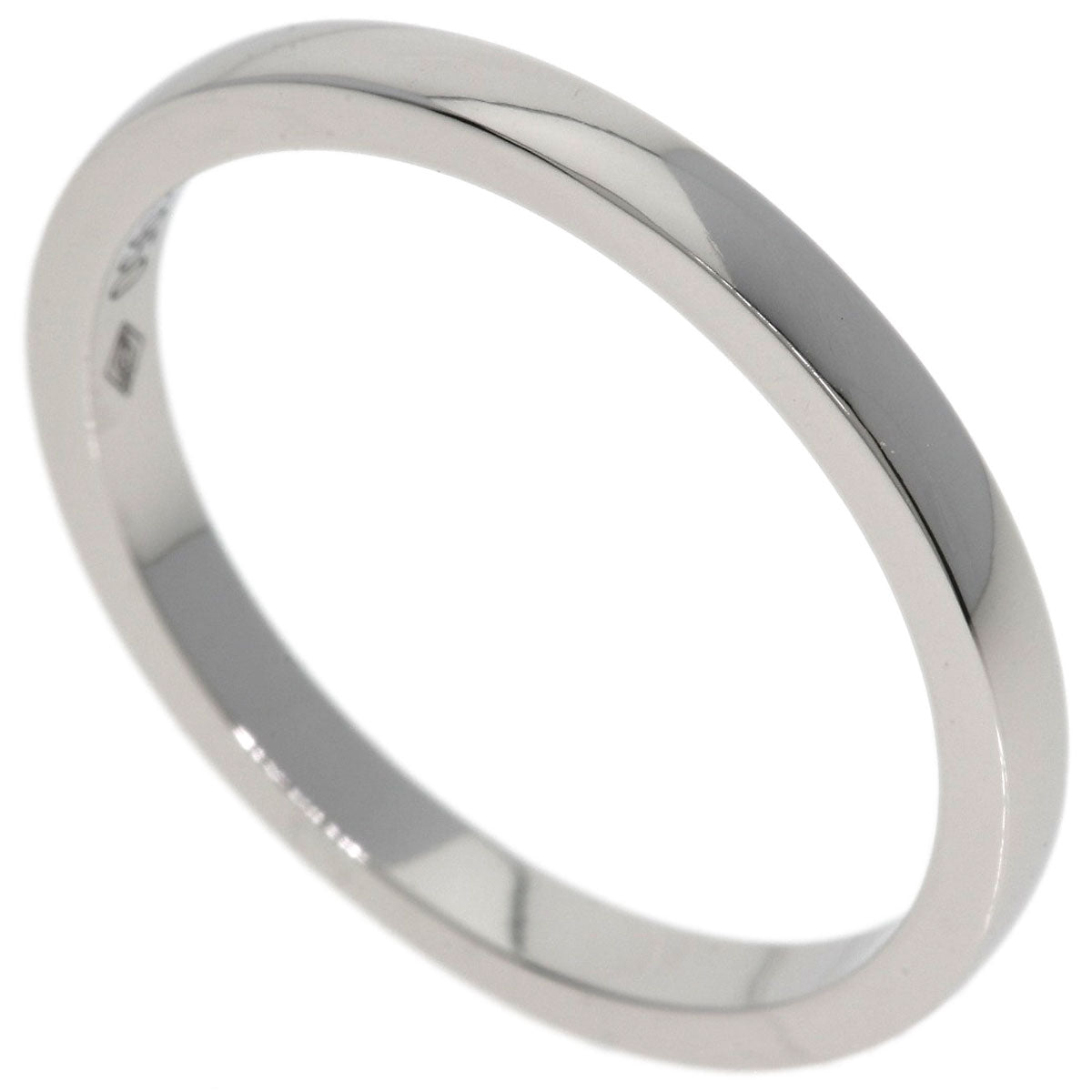 CARTIER Band Ring #55 Ring Platinum PT950 Ladies [Used]