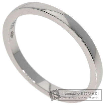 CARTIER Band Ring #55 Ring Platinum PT950 Ladies [Used]