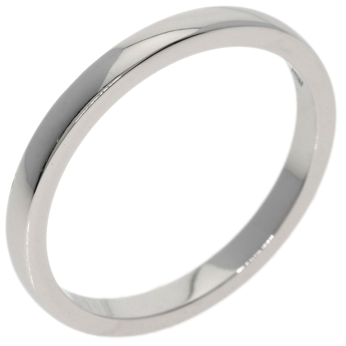 CARTIER Band Ring #55 Ring Platinum PT950 Ladies [Used]