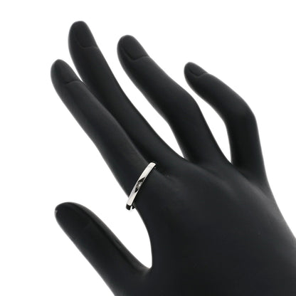 CARTIER Band Ring #55 Ring Platinum PT950 Ladies [Used]