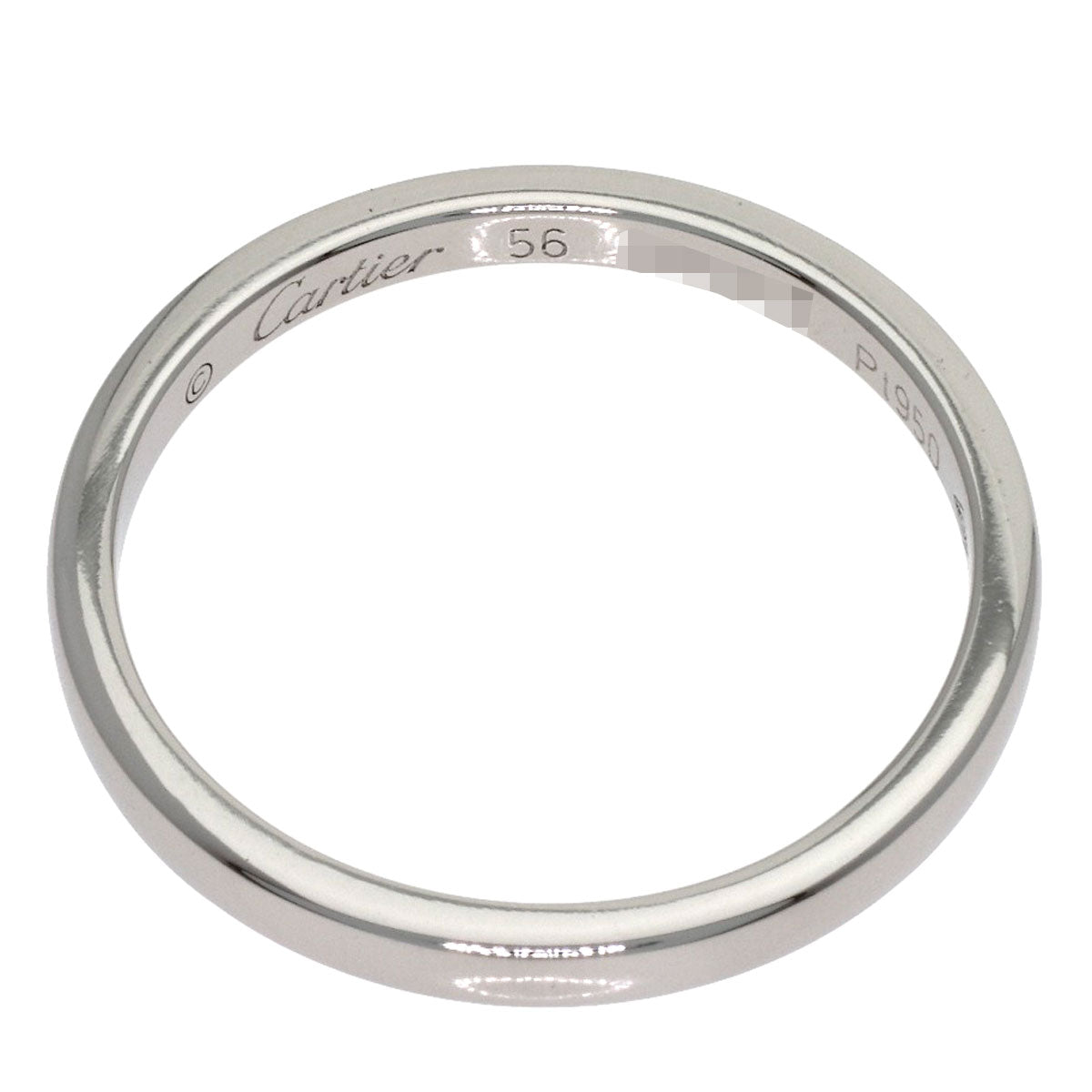 CARTIER Wedding #56 Ring Platinum PT950 Ladies [Used]