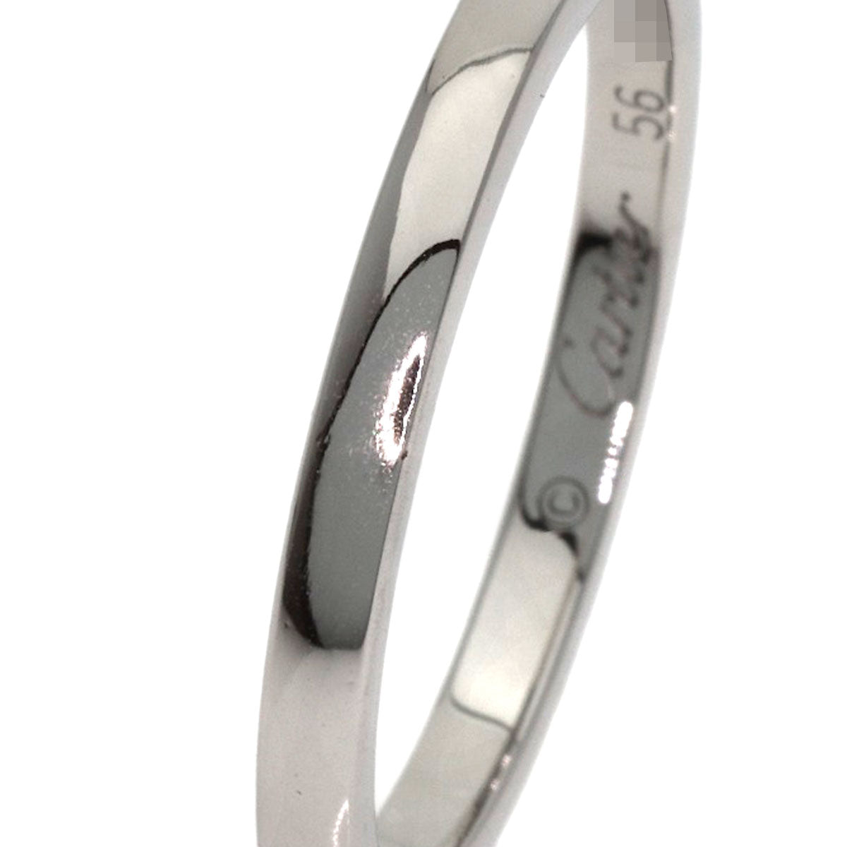 CARTIER Wedding #56 Ring Platinum PT950 Ladies [Used]