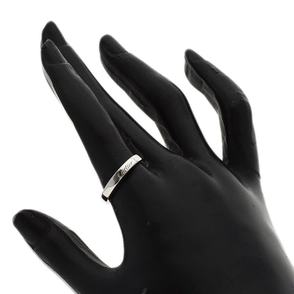 CARTIER Engraved # 55 Ring Platinum PT950 Ladies [Used]
