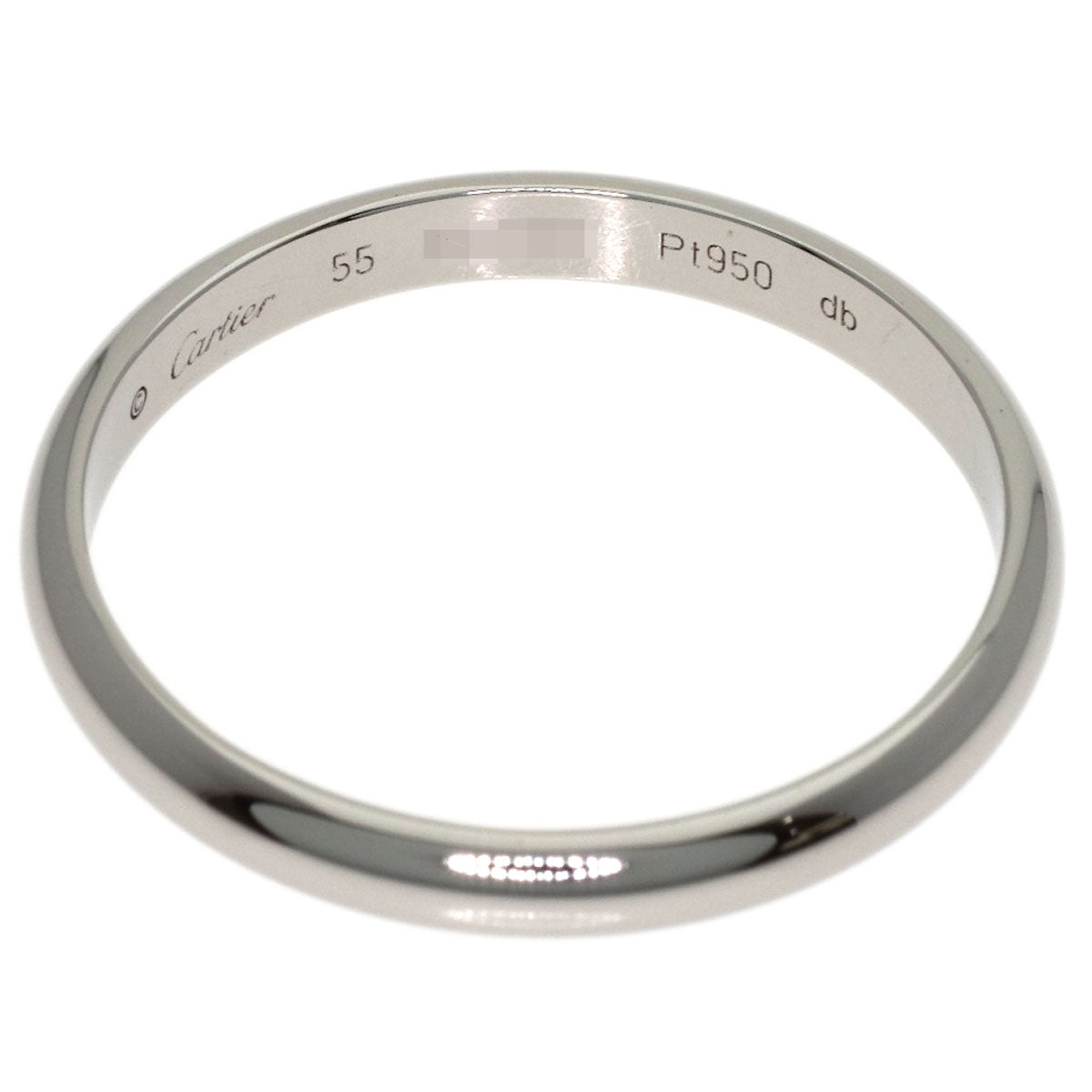CARTIER Wedding #55 Ring Platinum PT950 Ladies [Used]