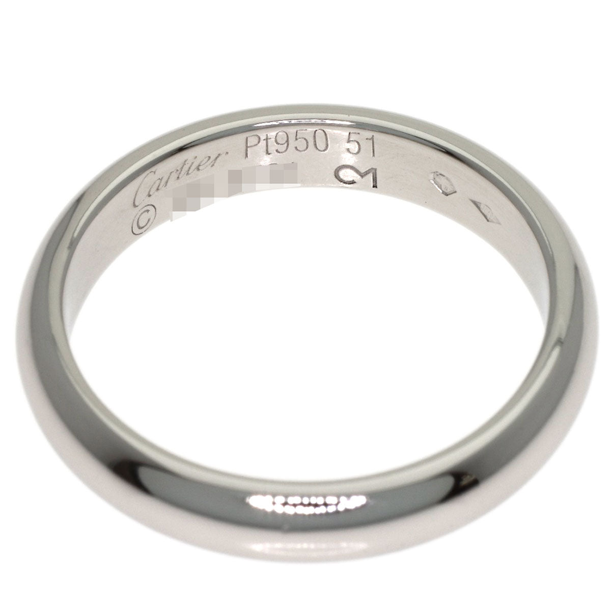 CARTIER Wedding #51 Ring Platinum PT950 Ladies [Used]