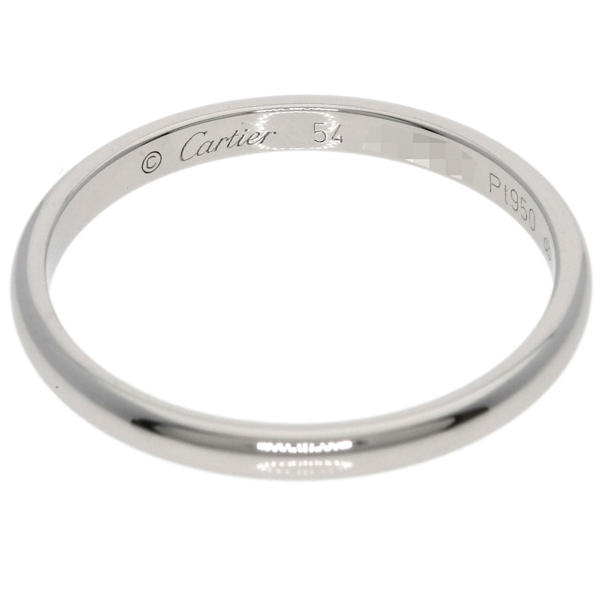 CARTIER Wedding # 54 Ring Platinum PT950 Ladies [Used]
