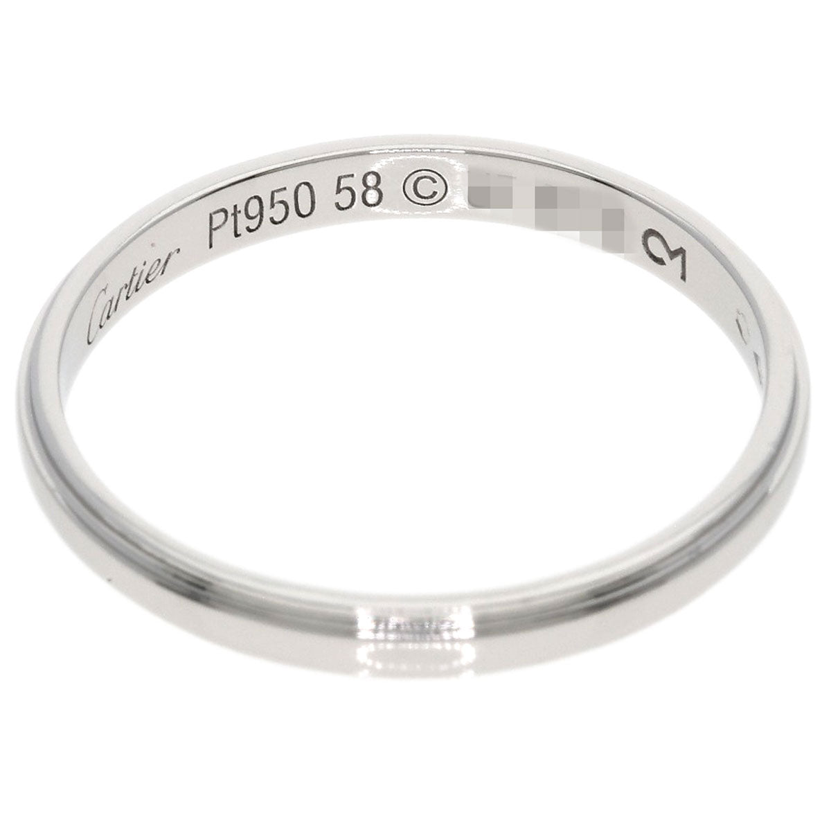 CARTIER Damour # 58 Ring Platinum PT950 Ladies [Used]