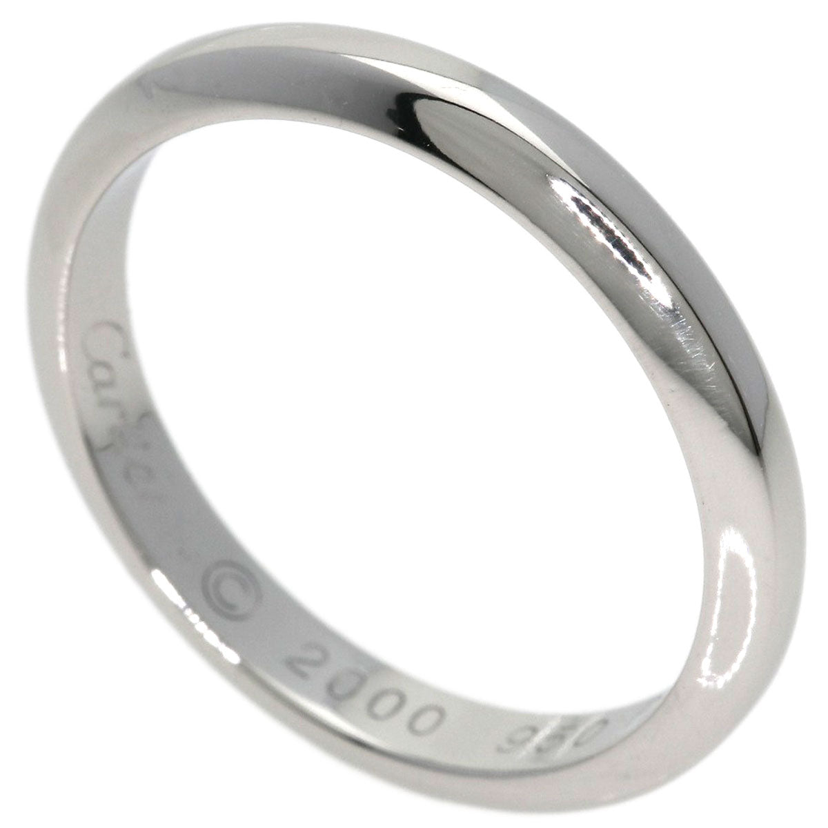 CARTIER Wedding # 54 Ring Platinum PT950 Ladies [Used]