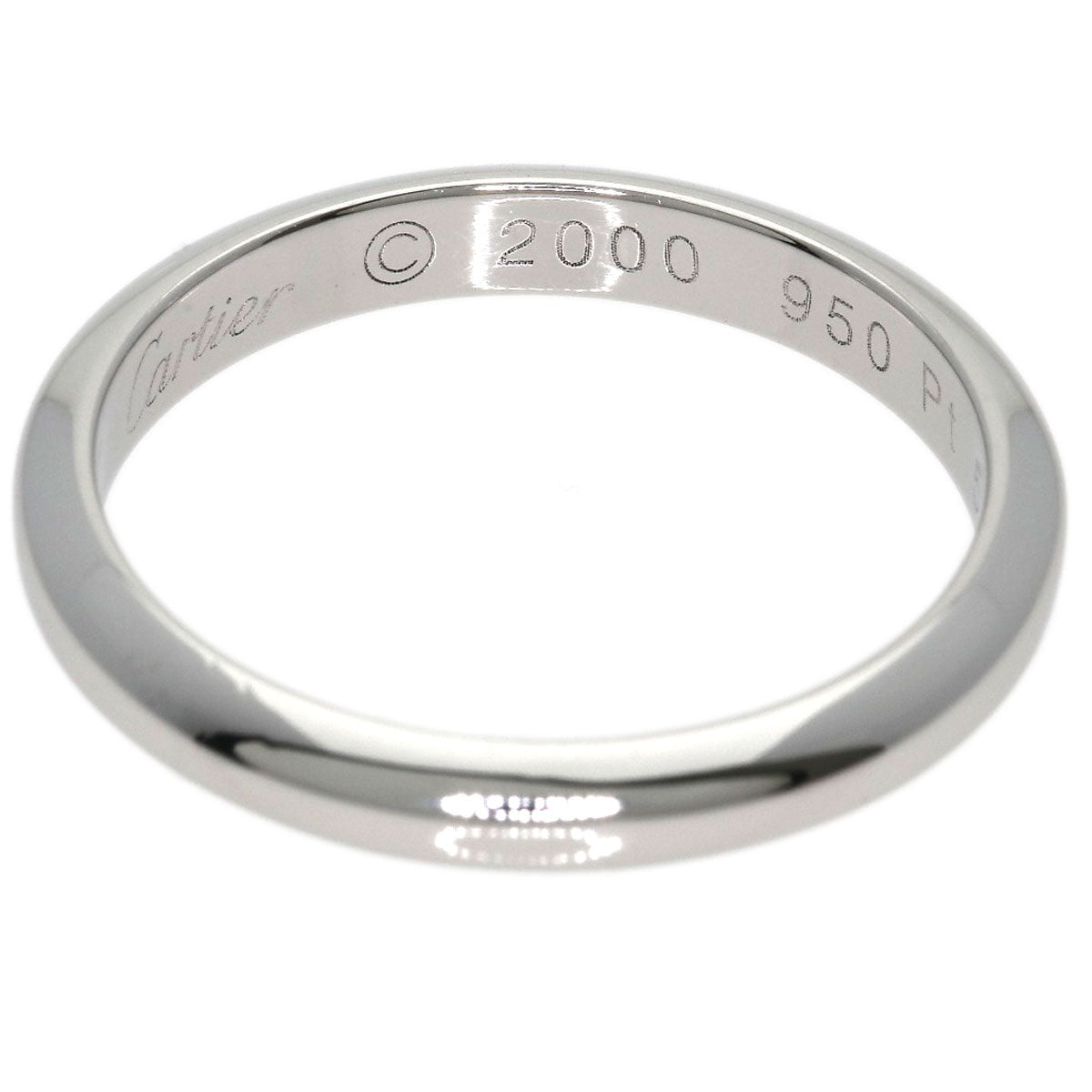 CARTIER Wedding # 54 Ring Platinum PT950 Ladies [Used]