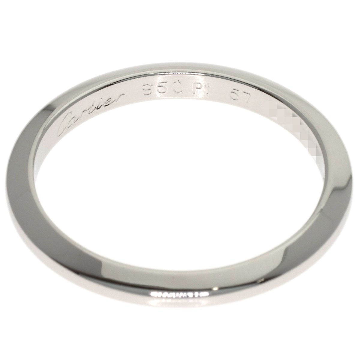 CARTIER Wedding #57 Ring Platinum PT950 Ladies [Used]