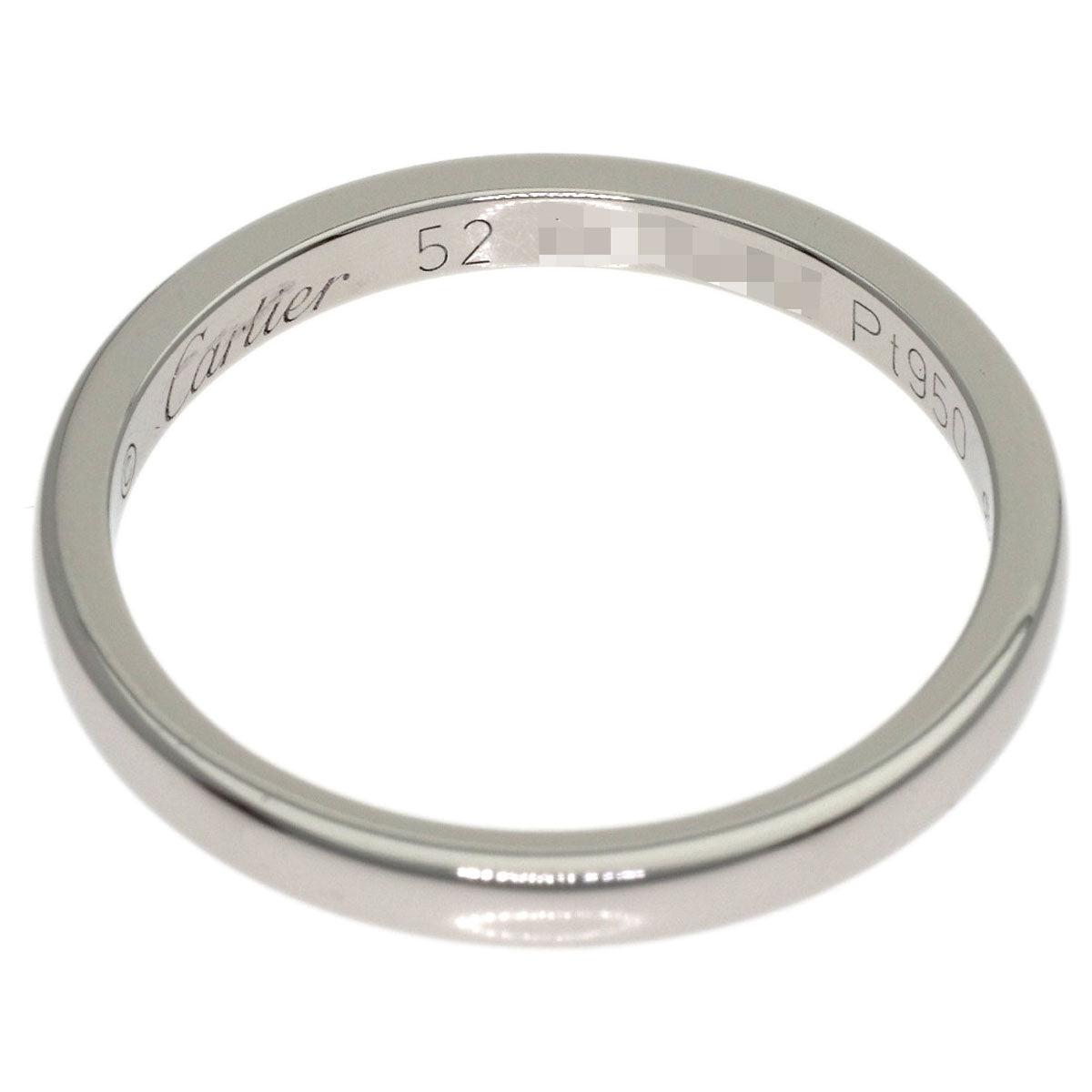 CARTIER Wedding #52 Ring Platinum PT950 Ladies [Used]