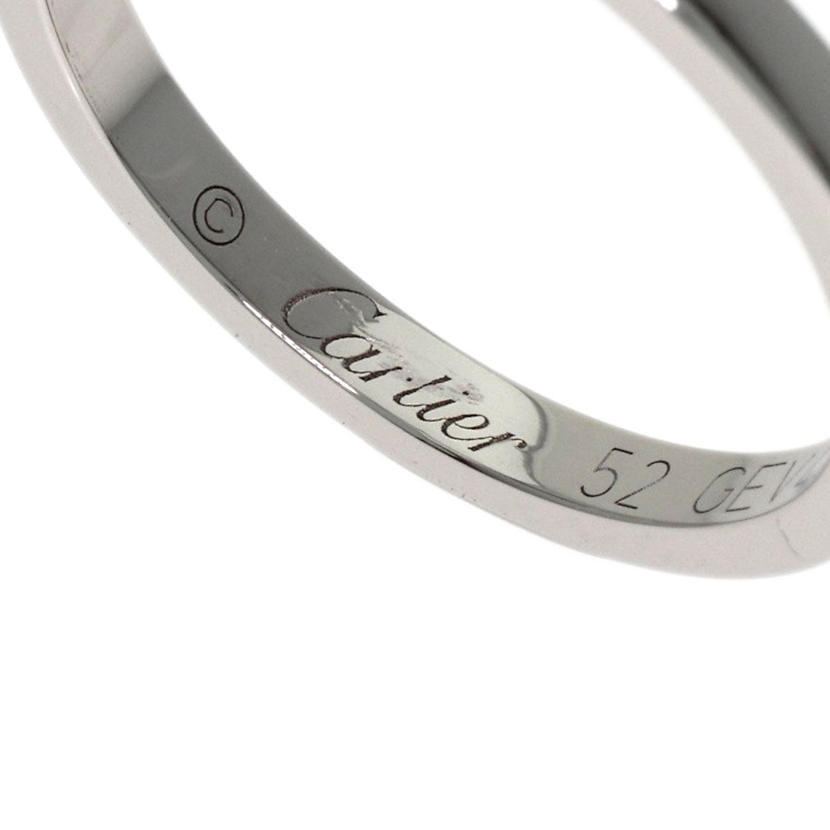 CARTIER Wedding #52 Ring Platinum PT950 Ladies [Used]