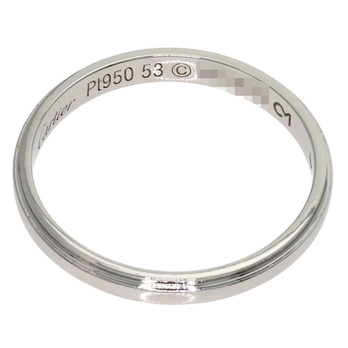 CARTIER Amour #53 Ring Platinum PT950 Ladies [Used]