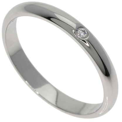 CARTIER Wedding 1P Diamond #51 Ring Platinum PT950 Ladies [Used]