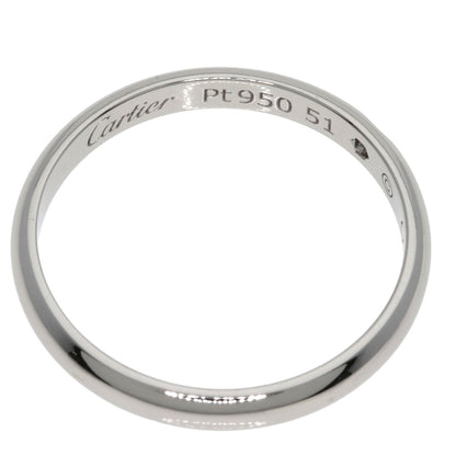 CARTIER Wedding 1P Diamond #51 Ring Platinum PT950 Ladies [Used]