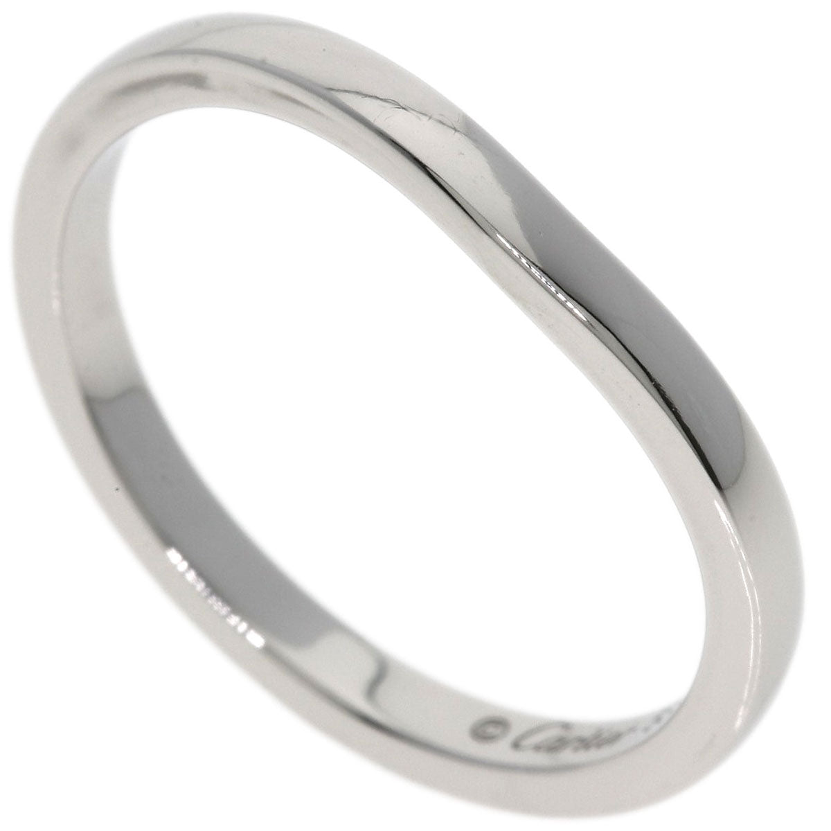CARTIER Ballerina Curve #53 Ring Platinum PT950 Ladies [Used]