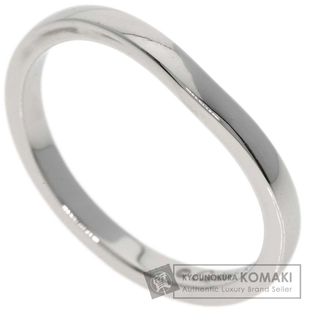 CARTIER Ballerina Curve #53 Ring Platinum PT950 Ladies [Used]