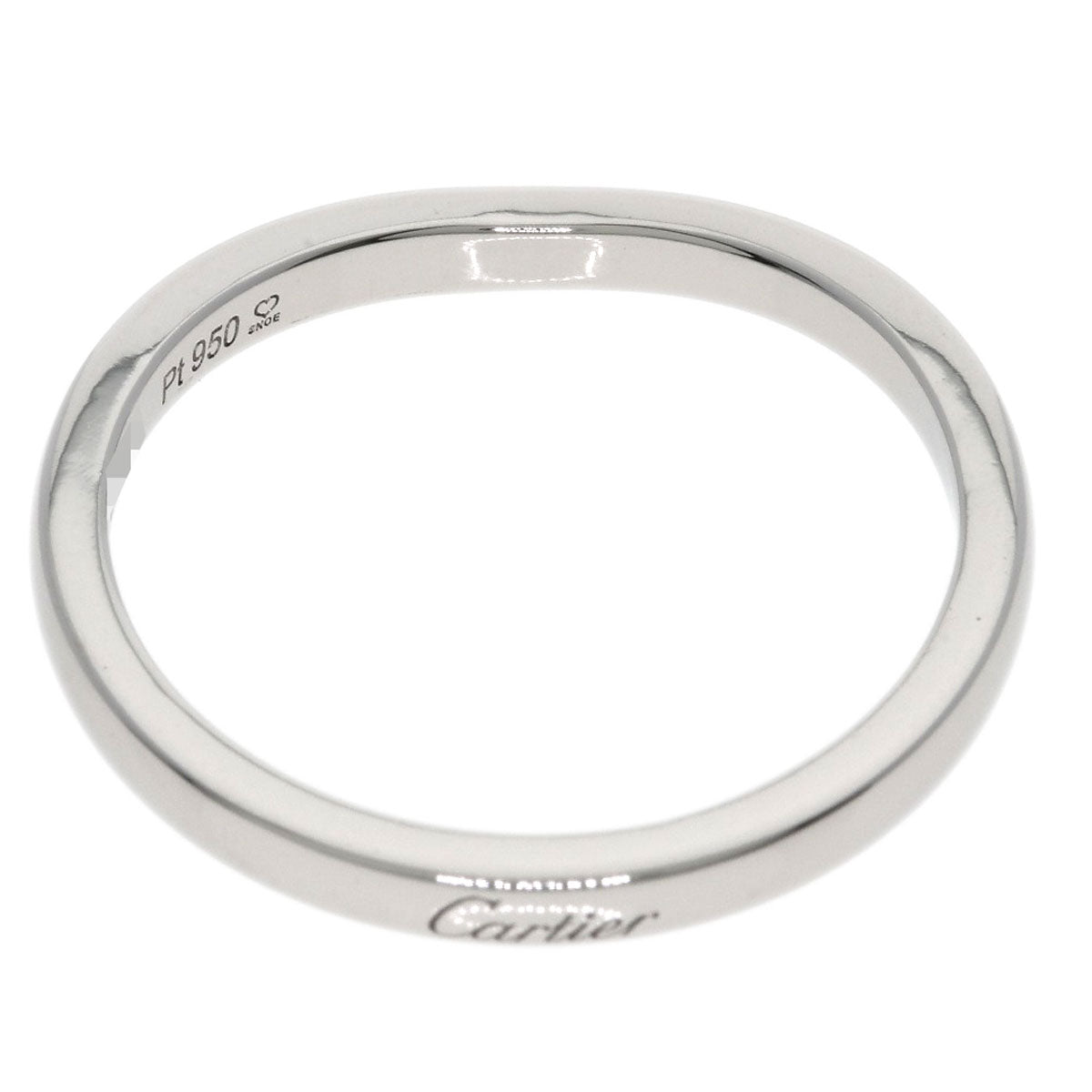 CARTIER Ballerina Curve #53 Ring Platinum PT950 Ladies [Used]