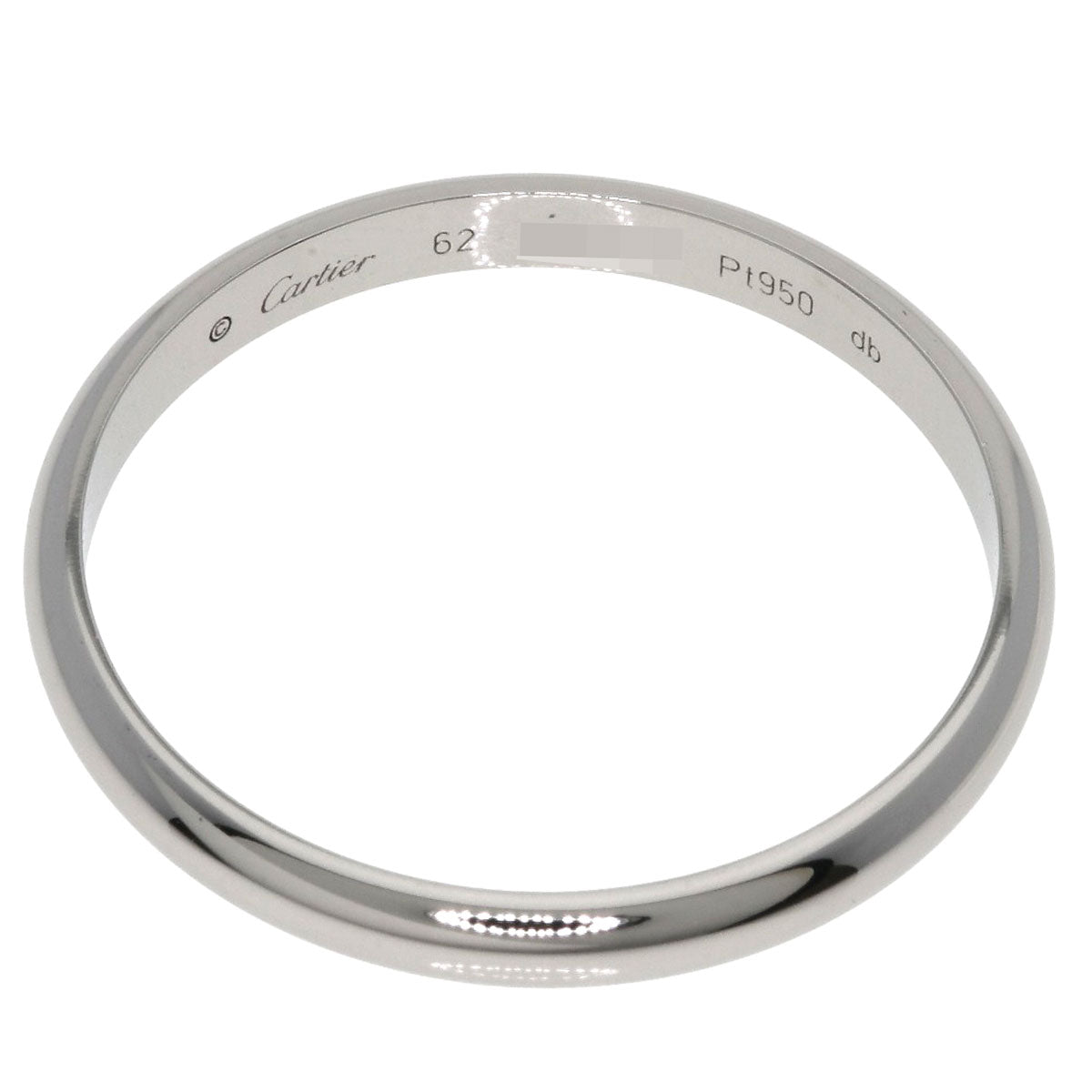 CARTIER Wedding #62 Ring Platinum PT950 Ladies [Used]