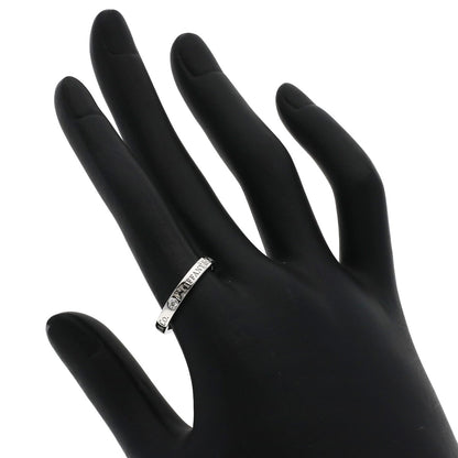 TIFFANY&Co. Flat band 3P Diamond Ring Platinum PT950 Ladies [Used]