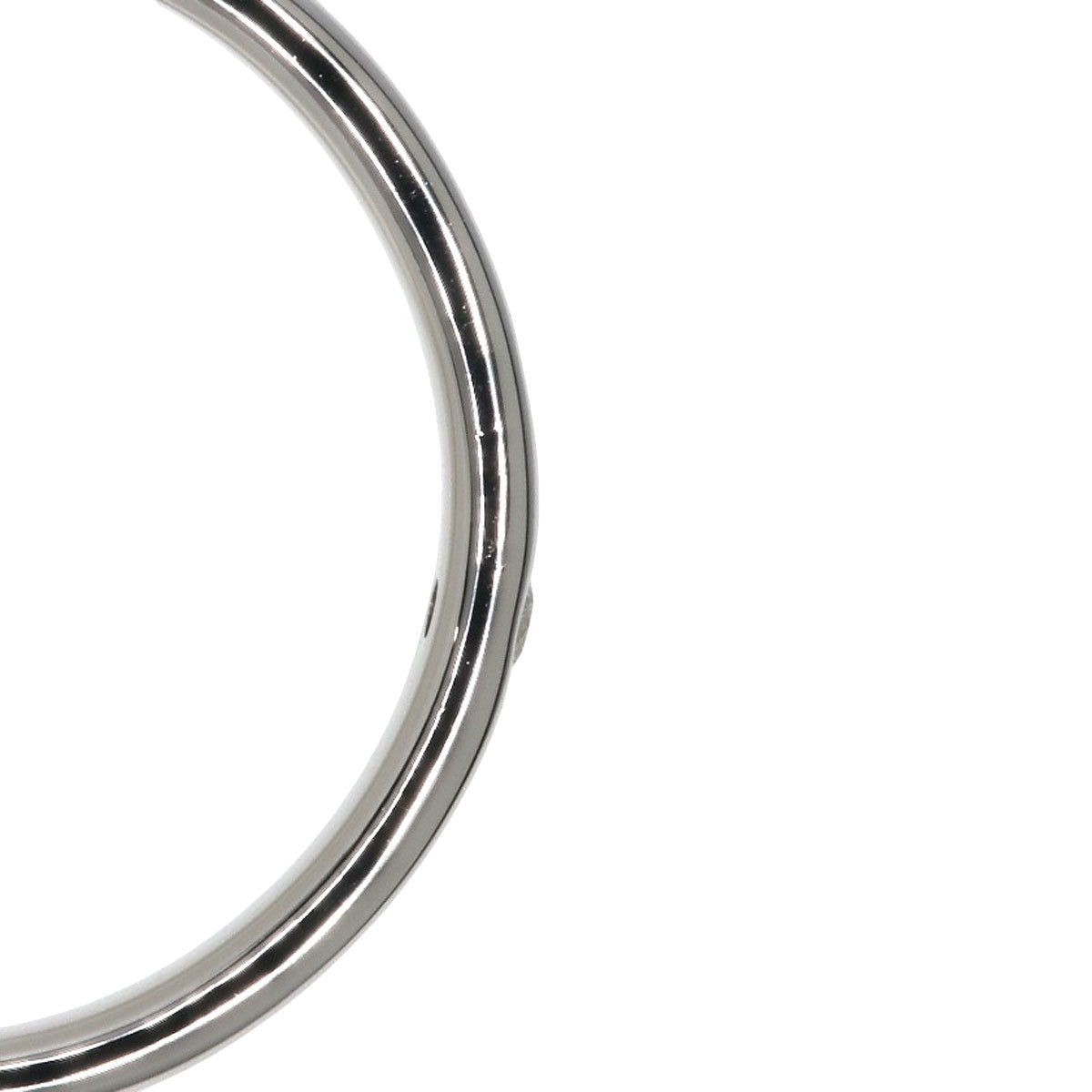 TIFFANY&Co. Flat band 3P Diamond Ring Platinum PT950 Ladies [Used]