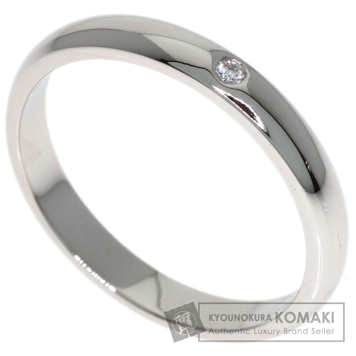TIFFANY&Co. Wedding 1P Diamond #47 Ring Platinum PT950 Ladies [Used]
