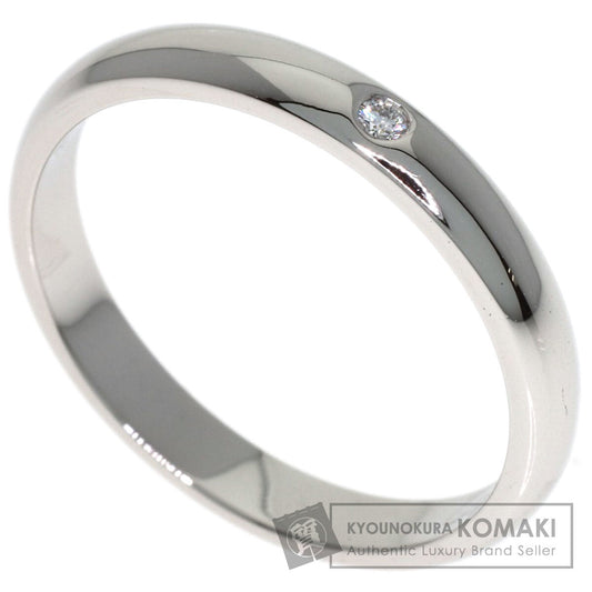TIFFANY&Co. Wedding 1P Diamond #47 Ring Platinum PT950 Ladies [Used]