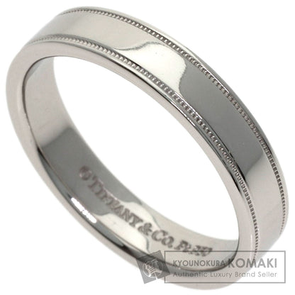 TIFFANY&Co. Milgrain Ring Platinum PT950 Ladies [Used]