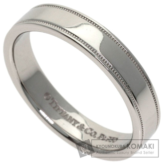 TIFFANY&Co. Milgrain Ring Platinum PT950 Ladies [Used]